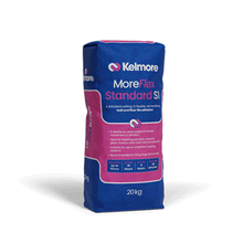 Kelmore MoreFlex White Standard Set Adhesive S1 20kg Pallet (48 Bags)