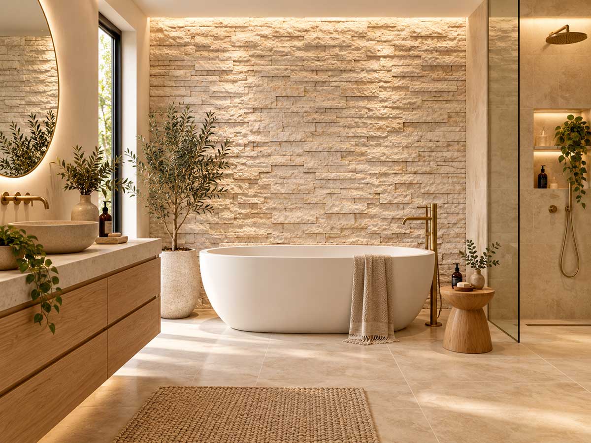 How to Create a Feature Wall in Your Bathroom