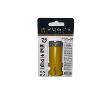 Mazzanna Tiles 25mm Vacuum Brazed Diamond Core Bit