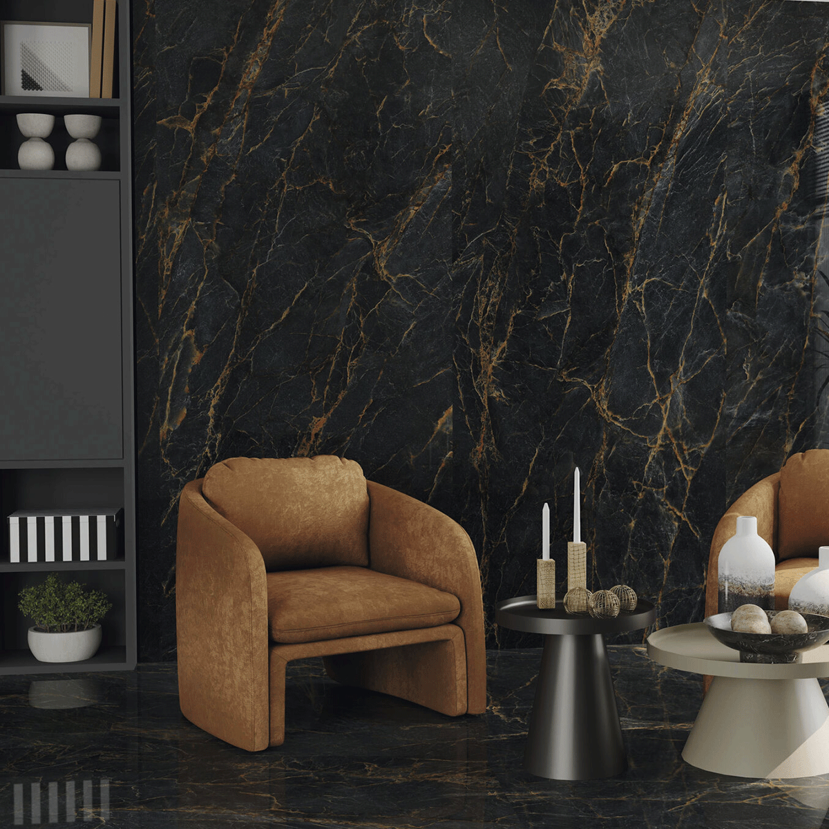 Majestic Black Pulido 60x120cm – Mazzanna Tiles