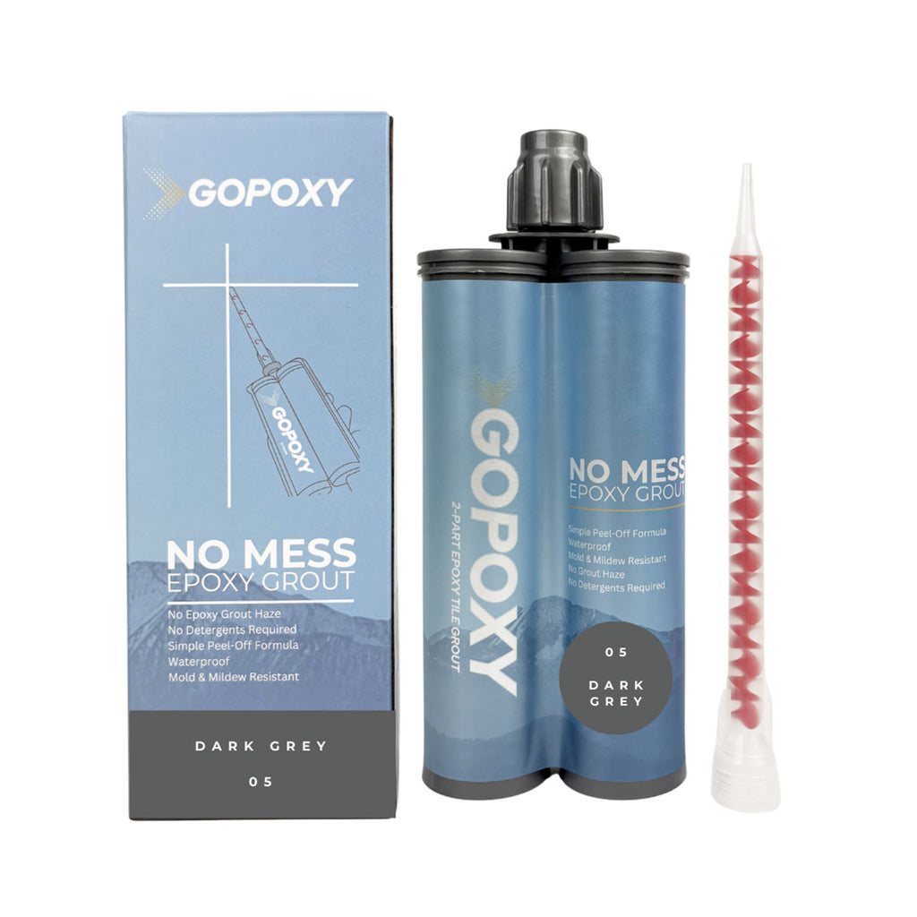 GoPoxy No Mess Epoxy Grout Colour 05 Dark Grey – Mazzanna Tiles