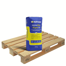 Kelmore MoreFlex White Rapid Set Adhesive S1 20kg Pallet (48 Bags)