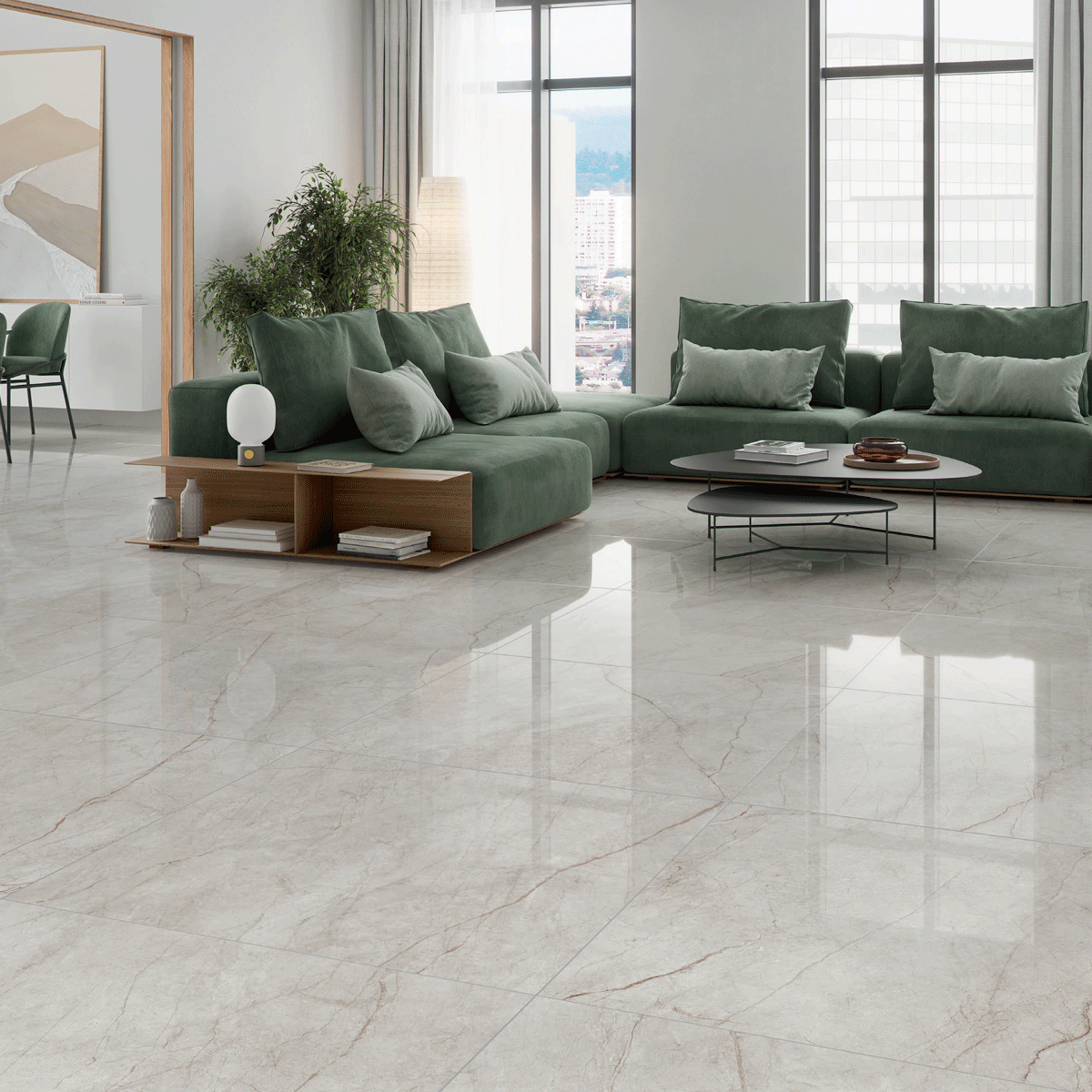 Rain Forest White Polished 60x120cm – Mazzanna Tiles