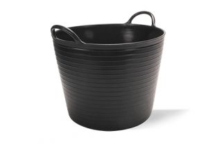 Plastic Basket Black 25L