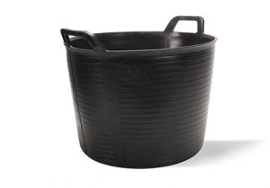 Plastic Basket Black 40L